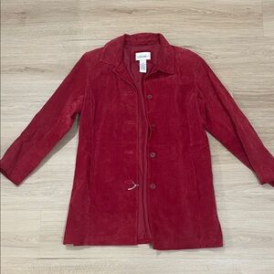 Cherokee Deep Red Trench Coat